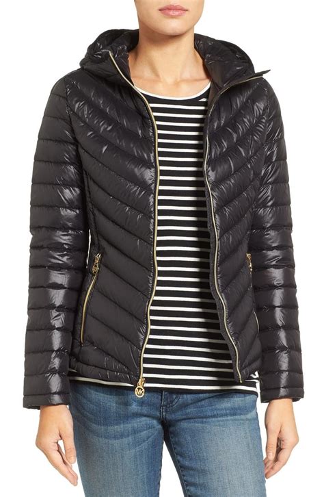 women michael kors packable down jacket|michael kors packable nylon anorak.